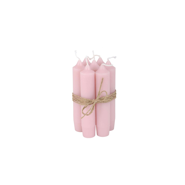 [IB Laursen] Short Dinner Candle, L Pink